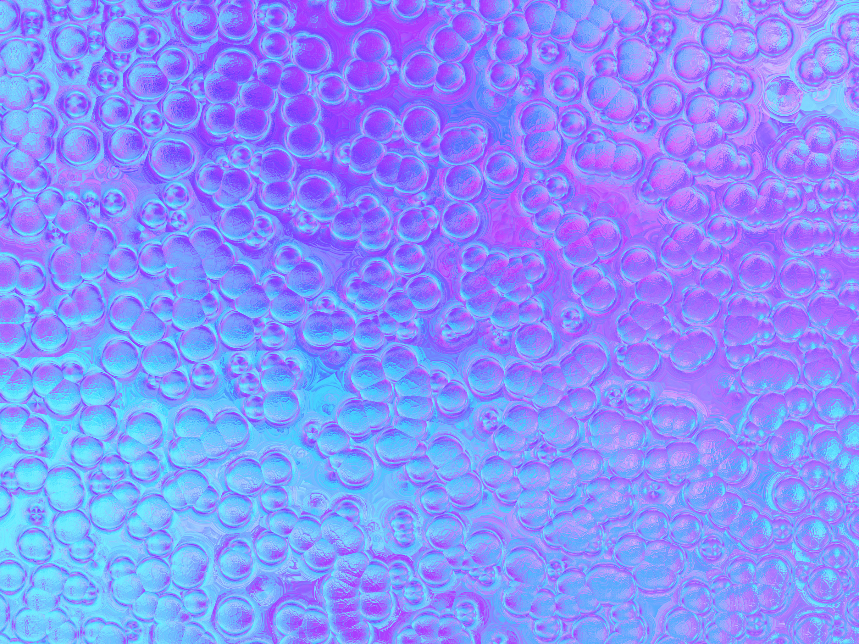 Neon Purple Blue Holographic Foil Bubble Background Ombre Glittering Circle Pattern